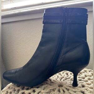 Tahari Black Ankle Boots